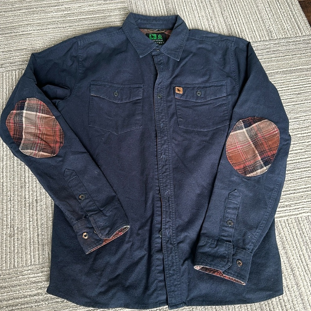 Men’s HippyTree heavy Flannel Shirt , Size Small